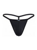 Men's G-String – Minimal Coverage Contoured Pouch Underwear (Black) by Pikante