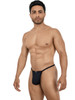 Men's G-String – Minimal Coverage Contoured Pouch Underwear (Black) by Pikante