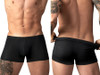 Men's Low-Rise Pouch Trunks – Eco Cozy Boxer Briefs (Black) by MalePower