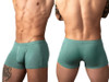Men's Low-Rise Pouch Trunks – Eco Cozy Boxer Briefs (Green) by MalePower
