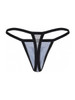 Men's Low-Rise Thong – Contoured Pouch Underwear (Gray) by Pikante