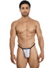 Men's Low-Rise Thong – Contoured Pouch Underwear (Gray) by Pikante