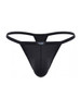 Men's Low-Rise Thong – Contoured Pouch Underwear (Black) by Pikante