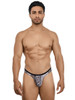 Men's Low-Rise Python Print Thong – Exotic Contoured Pouch Underwear by Pikante