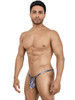 Men's Low-Rise Python Print Bikini – Exotic Contoured Pouch Underwear by Pikante