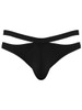 Men's Eco Cozy Cutout Thong – Cutout String Thong Underwear (Black) by MalePower