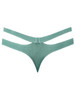 Men's Eco Cozy Cutout Thong – Cutout String Thong Underwear (Green) by MalePower