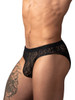 Men's Ripple Moon Jockstrap – Sheer Lace Jockstrap Underwear (Black) by MalePower