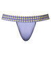 Men's So Comfy Gingham Jockstrap – Bamboo Jockstrap Underwear (Purple) by MalePower