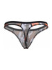 Men's Sheer Camouflage Mesh Thong – Low-Rise Contour Pouch Underwear by Pikante