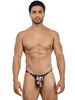 Men's Sheer Camouflage Mesh Bikini – Low-Rise Contour Pouch Underwear by Pikante