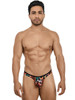 Men's Colorful Animal Print Thong – Low-Rise Contour Pouch Underwear by Pikante