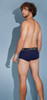 Men's Dark Blue Microfiber Boxer Briefs – Supportive Everyday Underwear by HAWAI