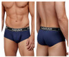 Men's Dark Blue Microfiber Boxer Briefs – Supportive Everyday Underwear by HAWAI