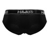 Men's Black Cotton Blend Briefs – Soft Supportive Everyday Underwear by HAWAI