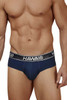 Men's Dark Blue Cotton Blend Briefs – Soft Supportive Everyday Underwear by HAWAI