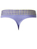Men's So Comfy Gingham Thong – Bamboo Comfort Men's Thong (Purple) by MalePower