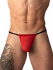 Men's Mesh 2 G-String – Sheer Mesh Men's G-String (Red) by MalePower