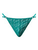 Men's Ripple Micro V-String – Sheer Lace Men's V-String (Teal) by MalePower