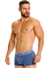 Men’s Classic Trunks – Soft Comfortable Cotton Underwear (46-Blue / Teal) by Unico