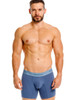 Men’s Classic Boxer Briefs – Supportive Cotton Stretch Underwear (46-Blue / Teal) by Unico
