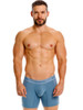 Men’s Classic Boxer Briefs – Soft Breathable Support Underwear (46-Blue) by Unico