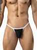 Men's Boreas Thong – Minimal Pouch G-String (Black) by Clever