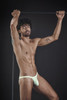 Men's Cronos Briefs – Enhancing Low-Rise Designer Underwear (Neon Green) by Clever