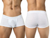 Men's Ulises Trunks – Breathable Mesh Enhancing Boxer Trunks (White) by Clever
