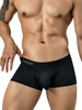 Men's Ulises Trunks – Breathable Mesh Enhancing Boxer Trunks (Black) by Clever