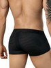 Men's Ulises Trunks – Breathable Mesh Enhancing Boxer Trunks (Black) by Clever