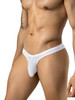Men's Ulises Briefs – Breathable Mesh Enhancing Low-Rise Underwear (White) by Clever
