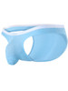 Men's Ulises Briefs – Breathable Mesh Enhancing Low-Rise Underwear (Light Blue) by Clever