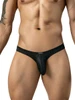 Men's Ulises Briefs – Breathable Mesh Enhancing Low-Rise Underwear (Black) by Clever