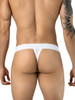 Men's Ulises Thong – Breathable Mesh Enhancing Low-Rise Underwear (White) by Clever