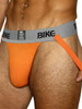 Men’s Classic Jockstrap – Athletic Support Breathable Mesh (Orange) by BIKE Athletic