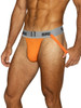 Men’s Classic Jockstrap – Athletic Support Breathable Mesh (Orange) by BIKE Athletic