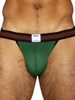 Men’s Mesh Jockstrap – Breathable Athletic Support Underwear (Green) by BIKE Athletic