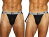 Men’s Swimmer Jockstrap – Athletic Support Performance Underwear (Black) by BIKE Athletic