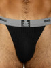 Men’s Swimmer Jockstrap – Athletic Support Performance Underwear (Black) by BIKE Athletic