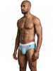 Men's Microfiber Trunks – Supportive Performance Underwear (Light Blue) by Xtremen