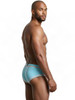 Men's Microfiber Briefs – Supportive Performance Underwear (Light Blue) by Xtremen