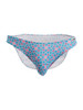 Men’s Printed Bikini Briefs – Bold Geometric Pattern Underwear (Blue Print) by CandyMan