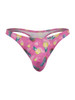 Men’s Printed Thong – Tropical Pineapple Pattern Underwear (Pink Print) by CandyMan