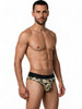 Men’s Briefs – Camo Low-Rise Supportive Underwear (Camo) by CandyMan