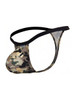 Men’s Thong – Camo Ultra Low-Rise Minimal Coverage Underwear (Camo) by CandyMan