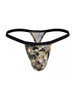 Men’s Thong – Camo Ultra Low-Rise Minimal Coverage Underwear (Camo) by CandyMan