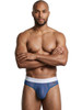 Men's Microfiber Mesh Thong – Breathable Sheer Underwear (Blue) by Xtremen