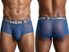 Men's Microfiber Mesh Briefs – Breathable Sheer Underwear (Blue) by Xtremen