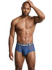 Men's Microfiber Mesh Briefs – Breathable Sheer Underwear (Blue) by Xtremen